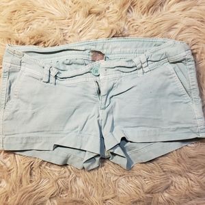 Light Blue Short Shorts